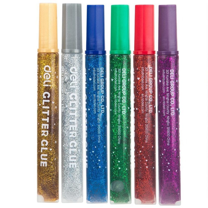 DELI CLASSIC COLOR GLITTER GLUE 12ML 71101