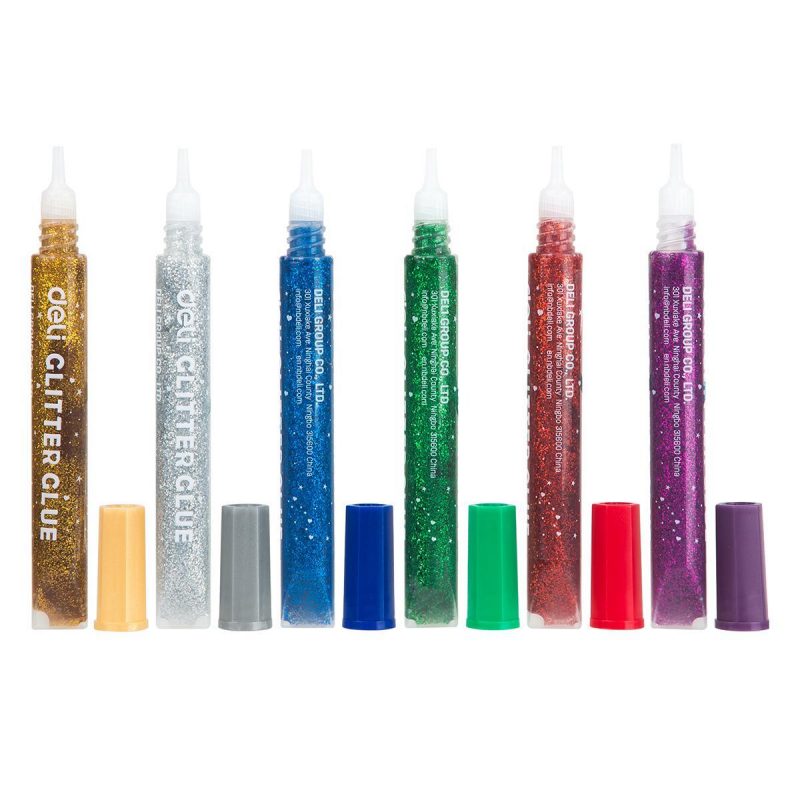 DELI CLASSIC COLOR GLITTER GLUE 12ML 71101 - Image 3