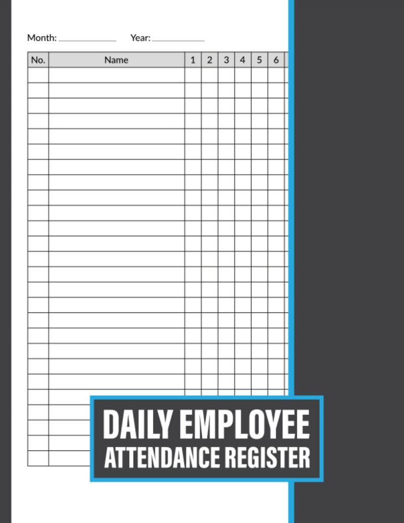 STAFF REGISTER BOOK