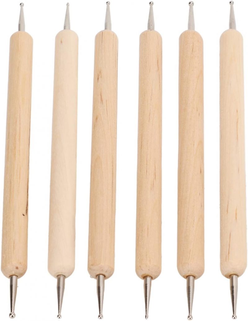 DOTTING TOOLS WITH TIP WOOD