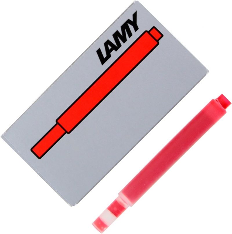LAMY INK CARTRIDGE T10 RED - Image 2