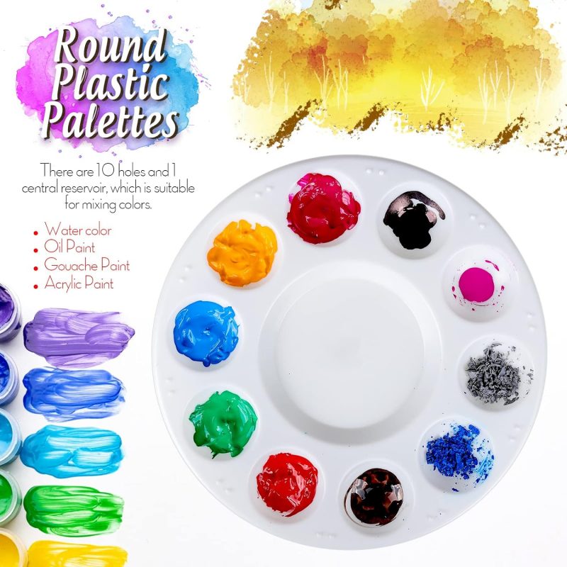 PAINTING PALLET ROUND - Image 3