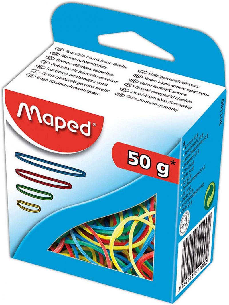 MAPED RUBBER BAND COLOURED 50G - Image 2