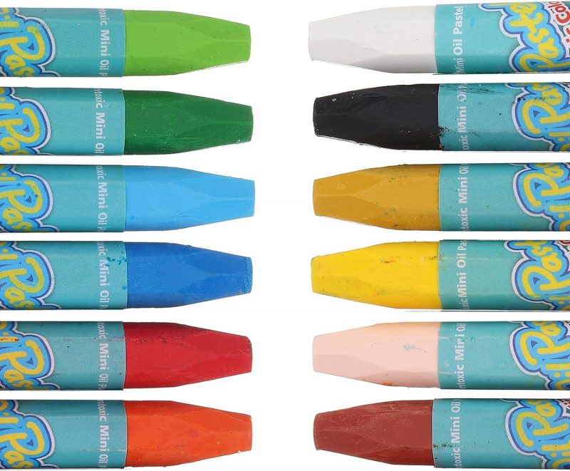 OIL PASTEL FANTASTIC COLOUR 12PCS