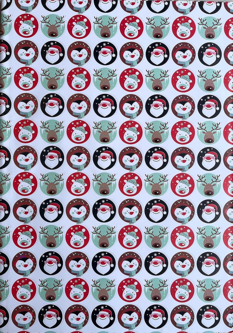 ASSORTED MATT PAPER TYPE WRAPPING PAPER 50X70CM - Image 8