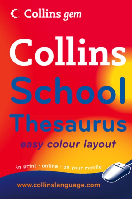 Collins School Thesaurus - 9780007261048