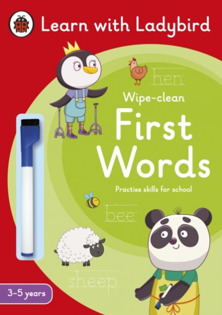 First Words: A Learn with Ladybird Wipe-Clean Activity Book 3-5 years : Ideal for home learning (EYFS) - 9780241515594