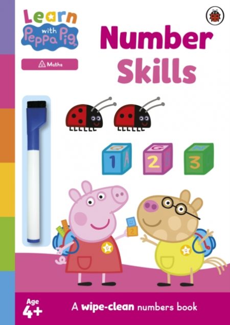 Learn with Peppa: Number Skills : A wipe-clean numbers book - 9780241601792