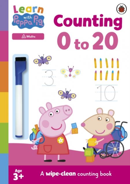 Learn with Peppa: Counting 0–20 : Wipe-Clean Activity Book - 9780241601808