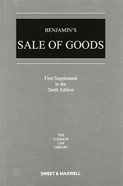 Benjamin's Sale of Goods - 9780414067400