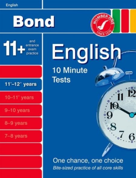Bond 10 Minute Tests English 11-12+ Years - 9780748799008