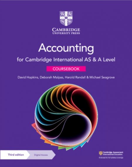 Cambridge International AS & A Level Accounting Coursebook with Digital Access (2 Years) - 9781108902922