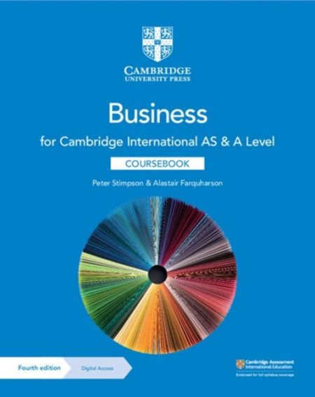 Cambridge International AS & A Level Business Coursebook with Digital Access (2 Years) - 9781108921220