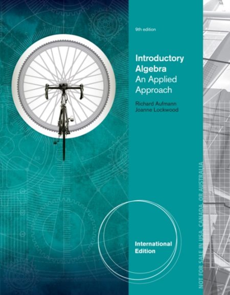 Introductory Algebra : An Applied Approach, International Edition - 9781133734352
