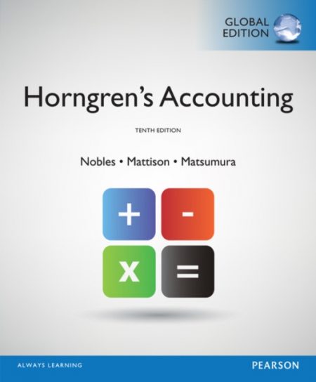 Horngren's Accounting, Global Edition - 9781292056517
