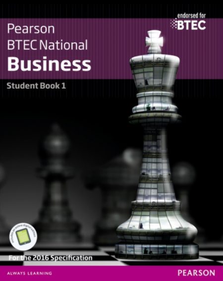 BTEC Nationals Business Student Book 1 + Activebook : For the 2016 specifications - 9781292126241