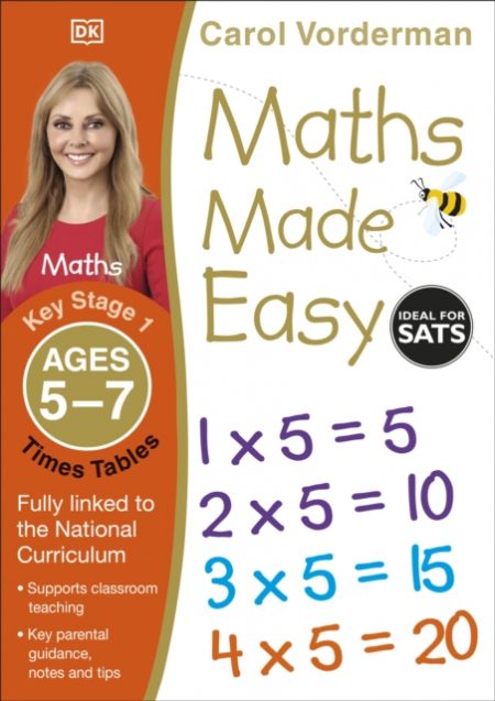 Maths Made Easy: Times Tables, Ages 5-7 (Key Stage 1) : Supports the National Curriculum, Multiplication Exercise Book - 9781409344896