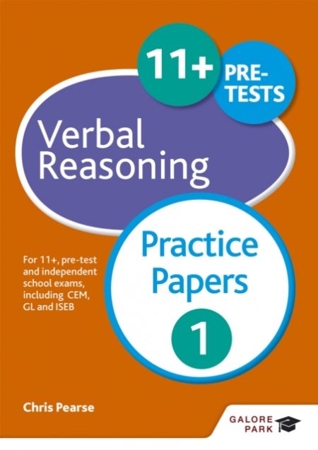 11+ Verbal Reasoning Practice Papers 1 : For 11+, pre-test and independent school exams including CEM, GL and ISEB - 9781471849299