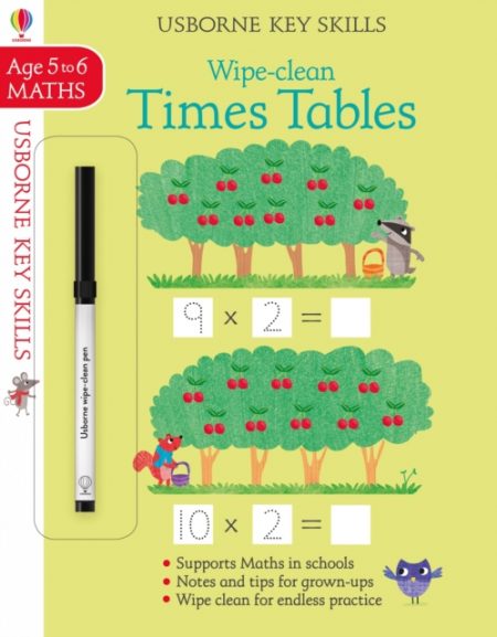 Wipe-clean Times Tables 5-6 - 9781474922395