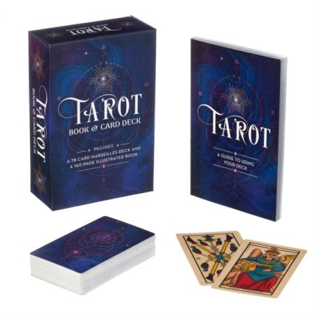 Tarot Book & Card Deck : Includes a 78-Card Marseilles Deck and a 160-Page Illustrated Book - 9781838574130
