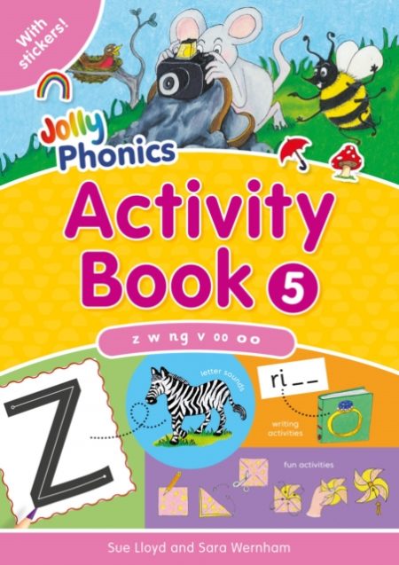 Jolly Phonics Activity Book 5 : In Precursive Letters (British English edition) - 9781844141579