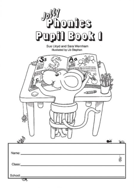 Jolly Phonics Pupil Book 1 : in Precursive Letters (British English edition) - 9781844141623