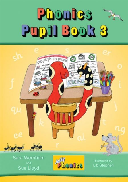 Jolly Phonics Pupil Book 3 : in Precursive Letters (British English edition) - 9781844141692