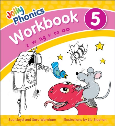 Jolly Phonics Workbook 5 : in Precursive Letters (British English edition) - 9781844146550