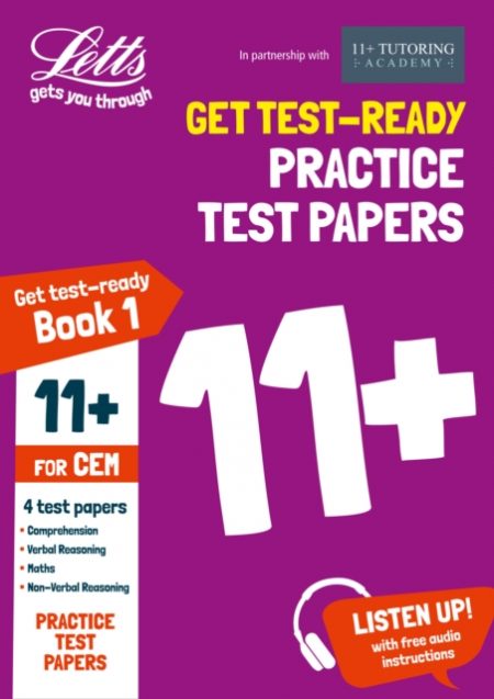 11+ Practice Test Papers (Get test-ready) Book 1, inc. Audio Download: for the CEM tests - 9781844198030