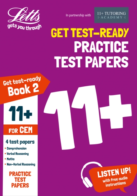 11+ Practice Test Papers (Get test-ready) Book 2, inc. Audio Download: for the CEM tests - 9781844198429