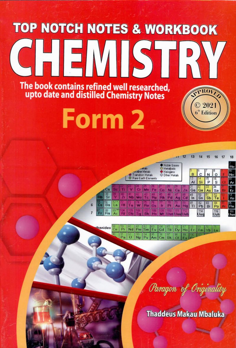 TOP NOTCH NOTES CHEMISTRY FORM 2