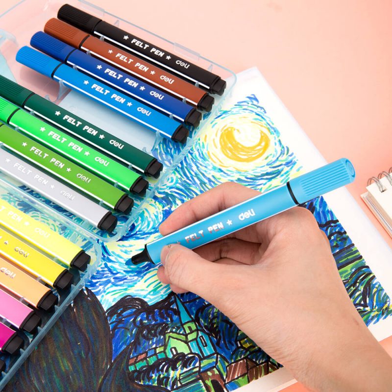MG WASHABLE FELT PEN 18 COLORS REF; 95886 - Image 3