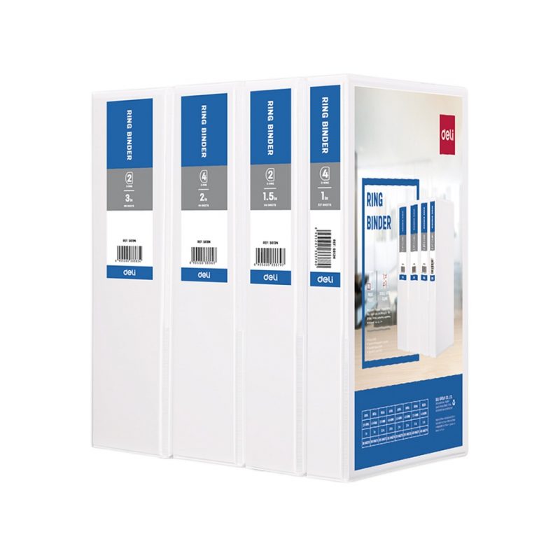DELI 1.5" 2D-RING VIEW BINDER - Image 2